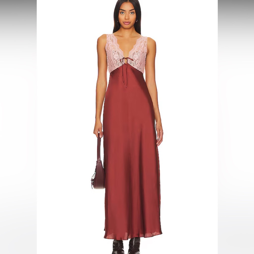 Intimately Free People Country Side Maxi Slip In Sparkling Cider